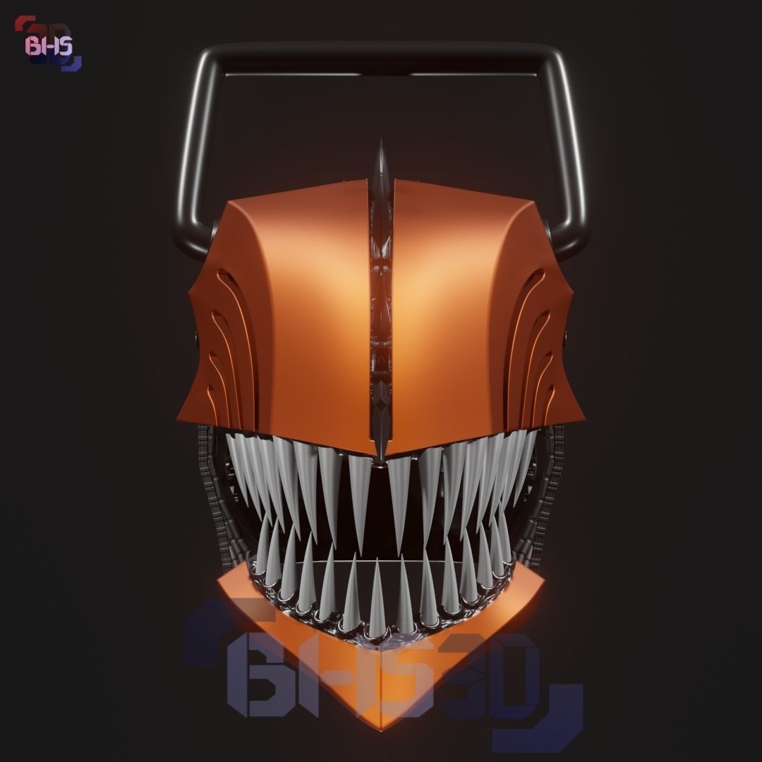 Chainsawman denji Helmet 3D print model_4