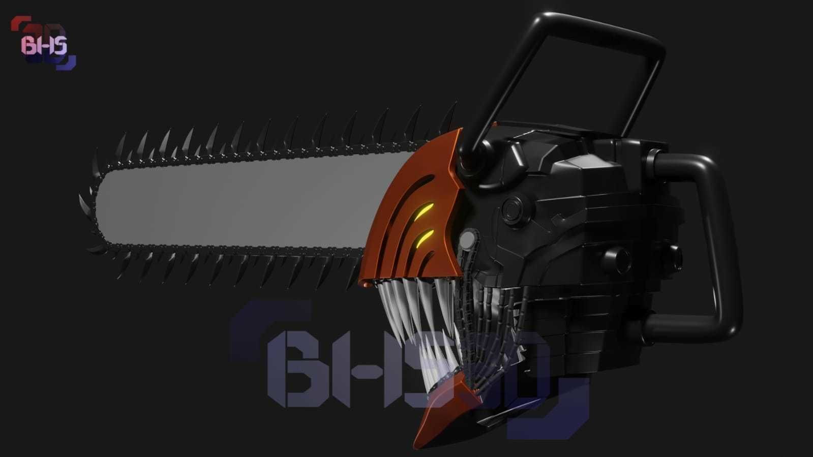 Chainsawman denji Helmet 3D print model_2
