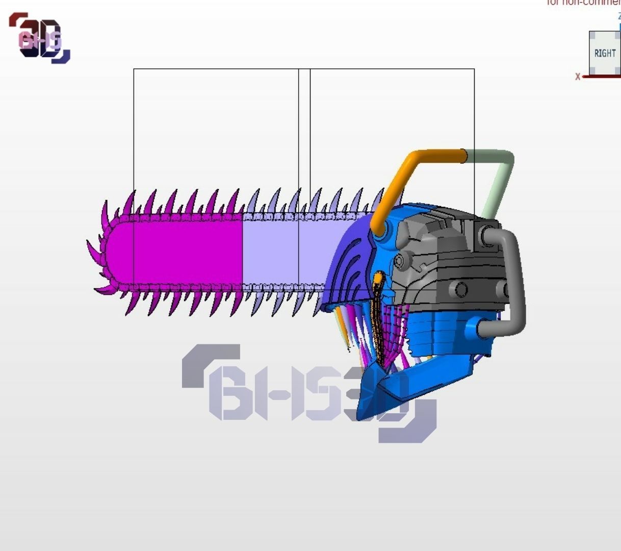 Chainsawman denji Helmet 3D print model_9