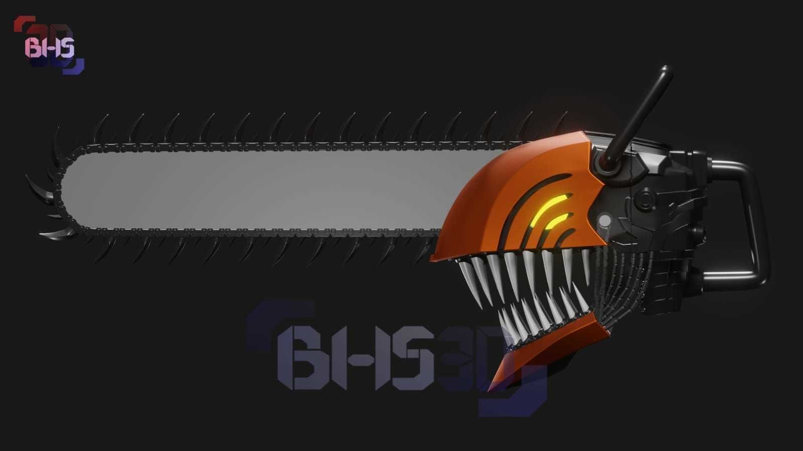 Chainsawman denji Helmet 3D print model_1