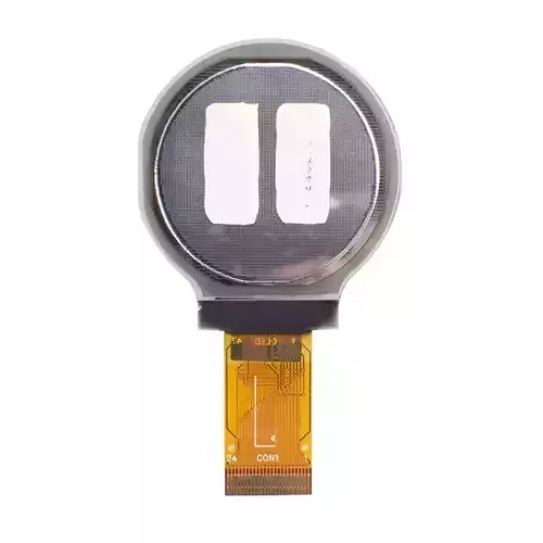 118 128 x 128 Round Monochrome Graphic OLED  MCU SPI I2C Free 3D print model