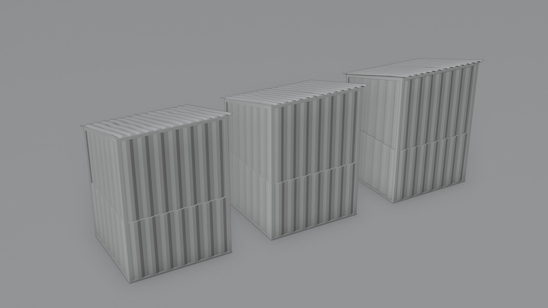 Utility Shed with 4K and 2K Textures Low-poly 3D model_6