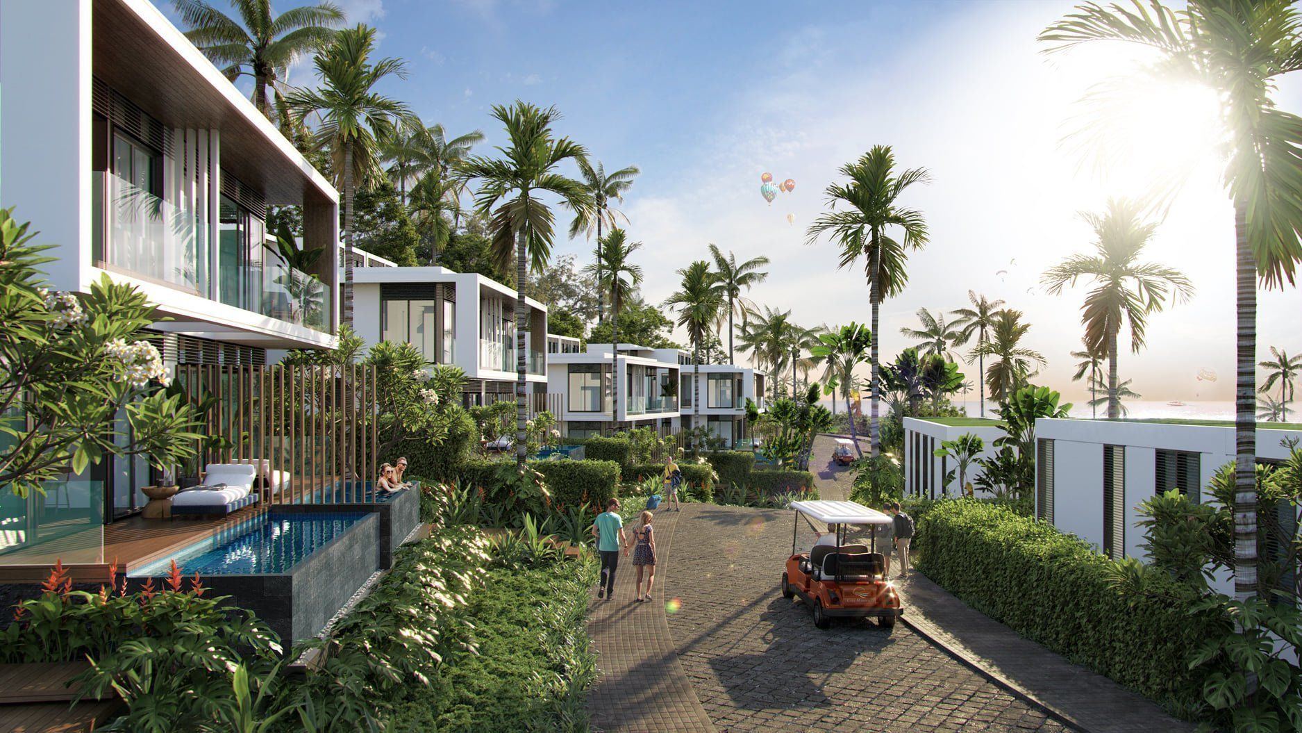 Tropical Villa Model 3D model_2