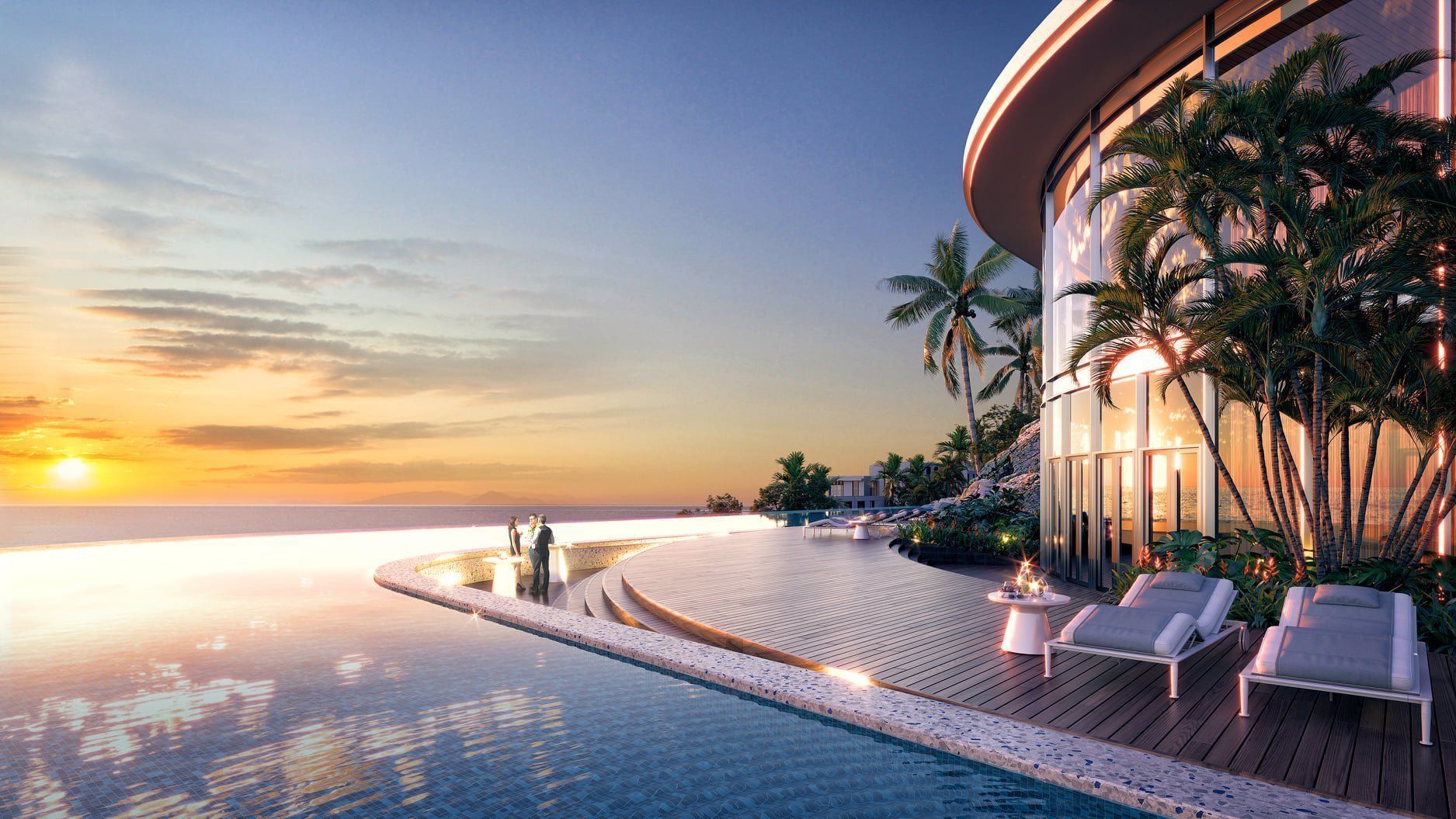 Tropical Villa Model 3D model_3