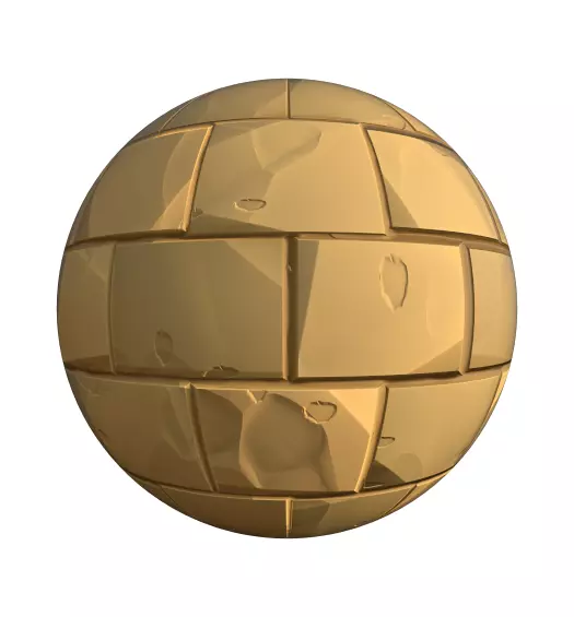 Seamless Stylized tile pbr material 4k Texture_0