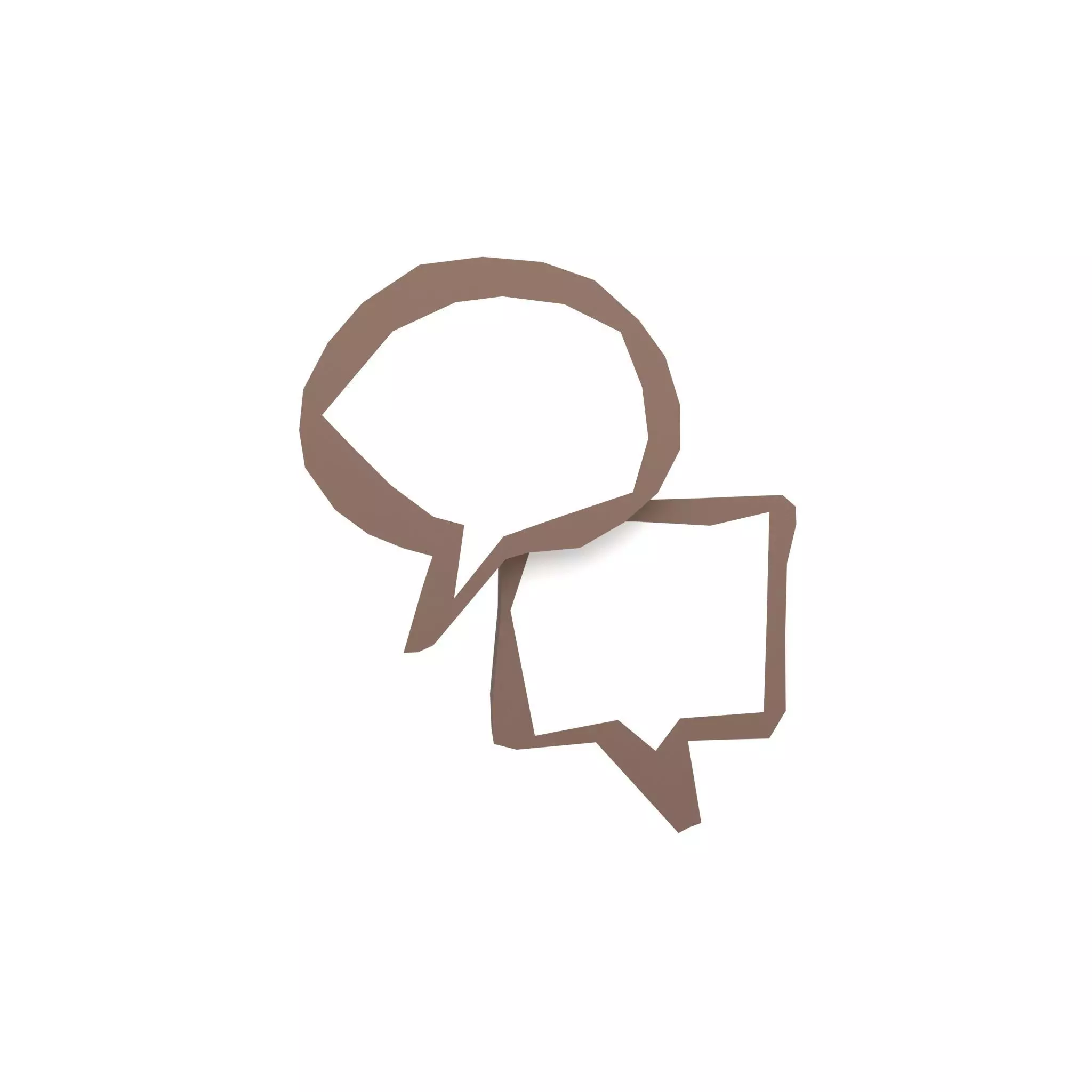 Speech Balloon v17 003 Low-poly 3D model