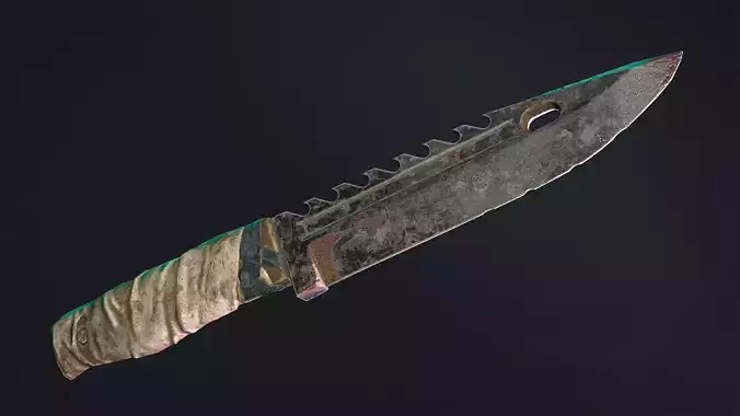 Rusty Combat Knive