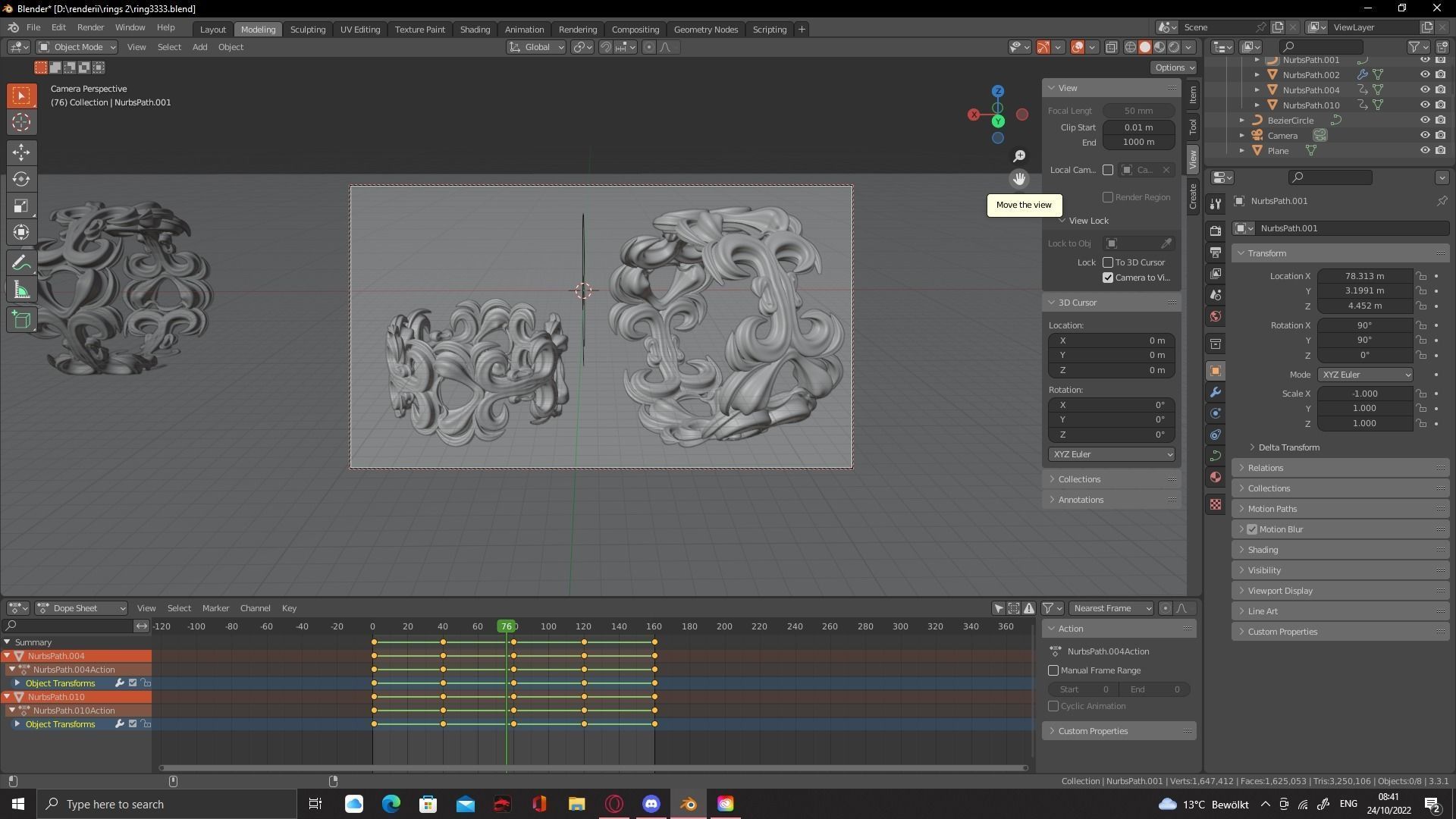 Custom ring design  3D model_6