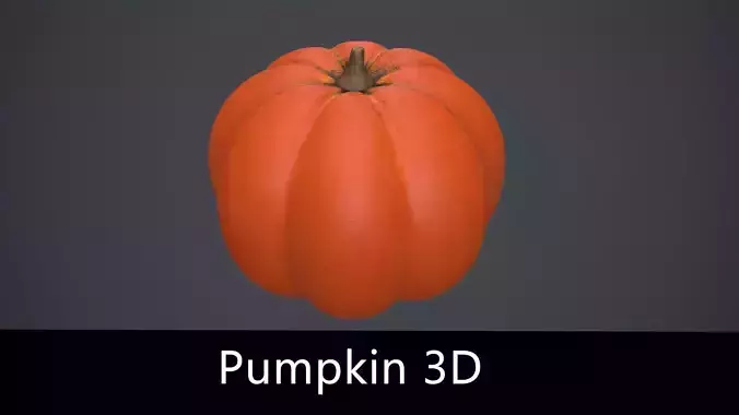 Pumpkin 3D model 3D model
