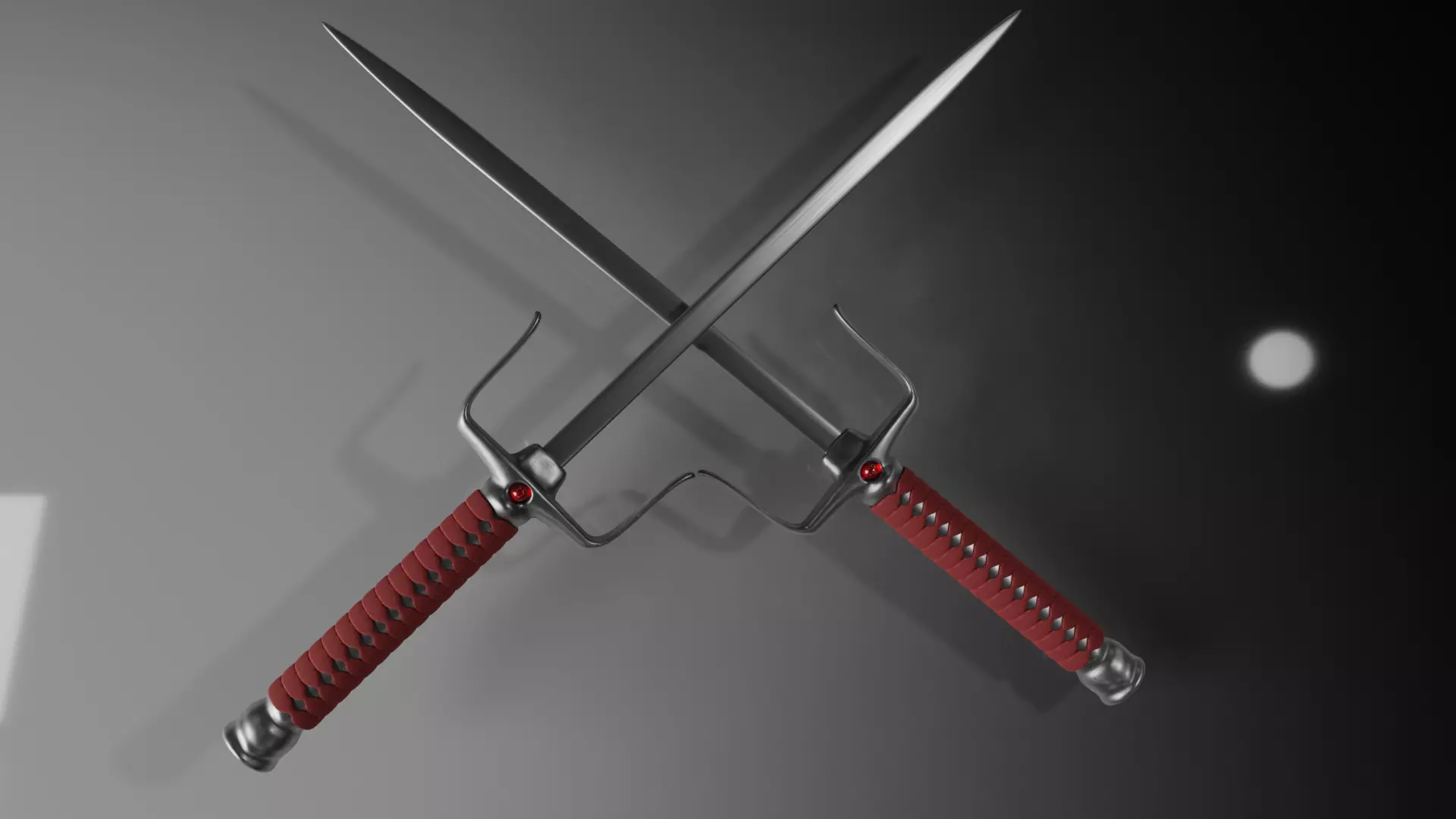 sai weapom 3D model_0