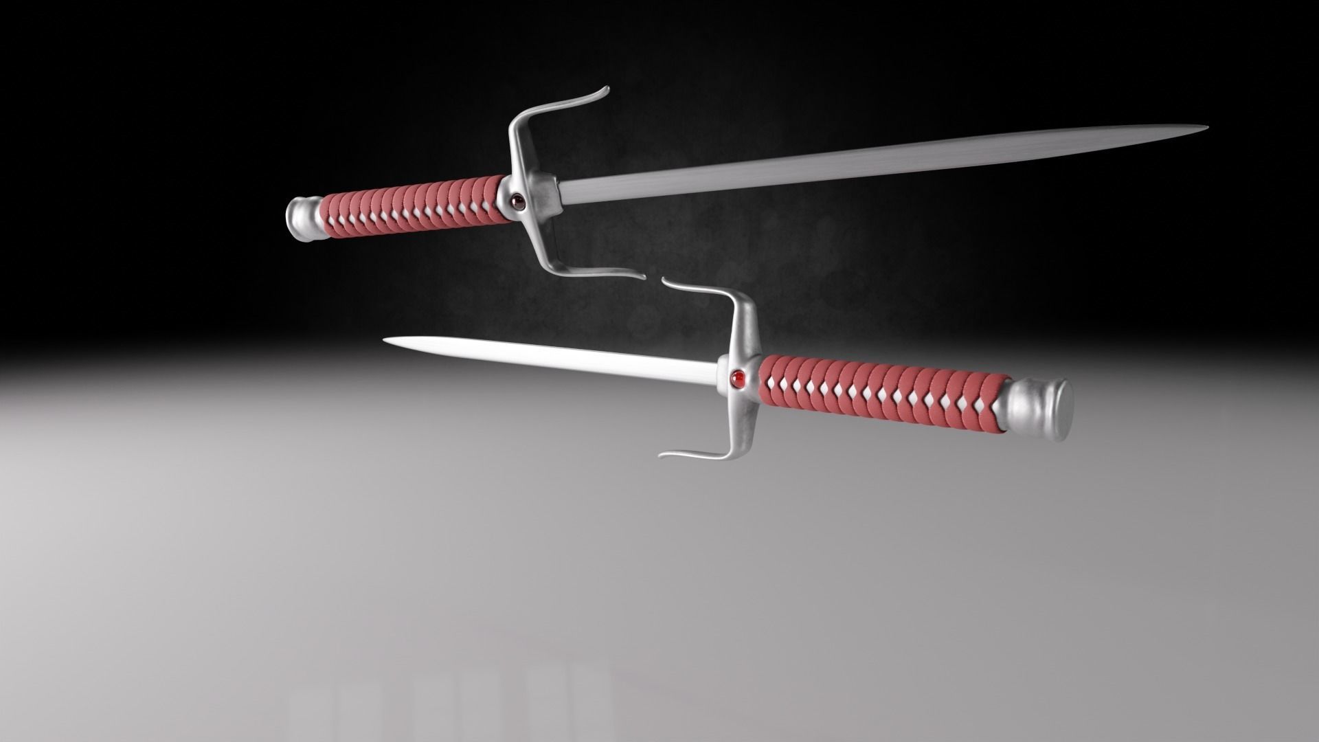 sai weapom 3D model_5