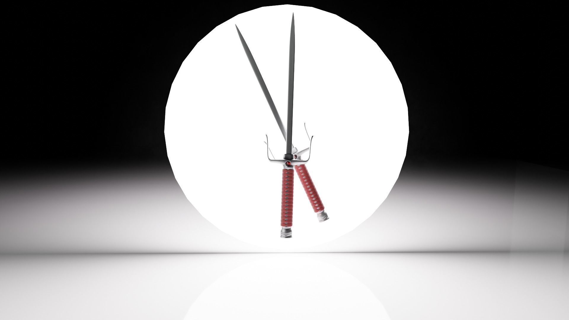 sai weapom 3D model_1