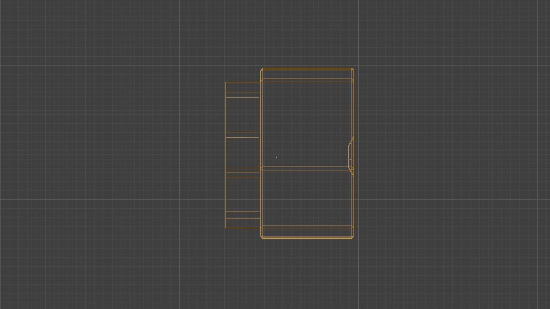 Game Console 90s Low-poly 3D model_28