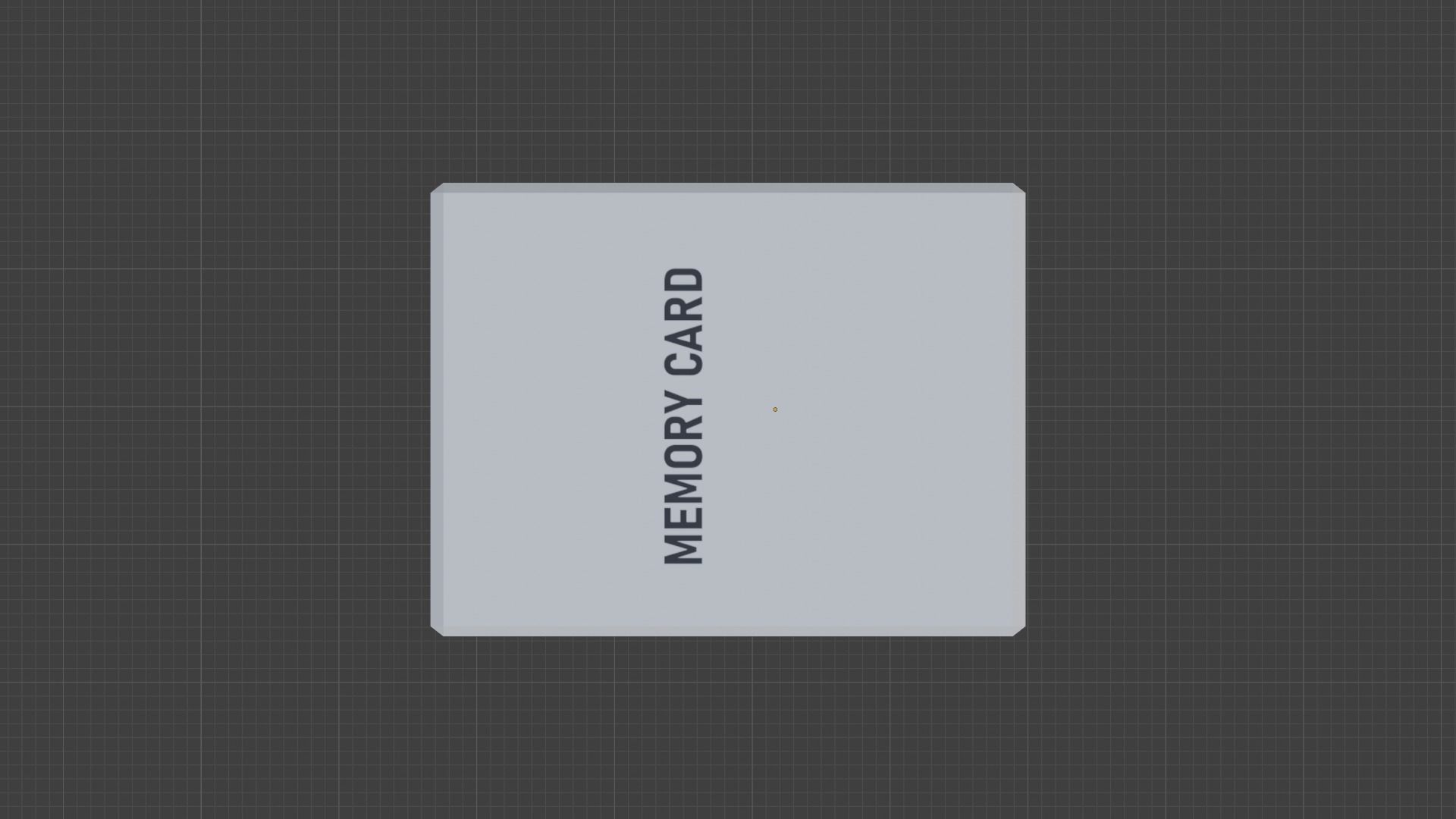 Game Console 90s Low-poly 3D model_10