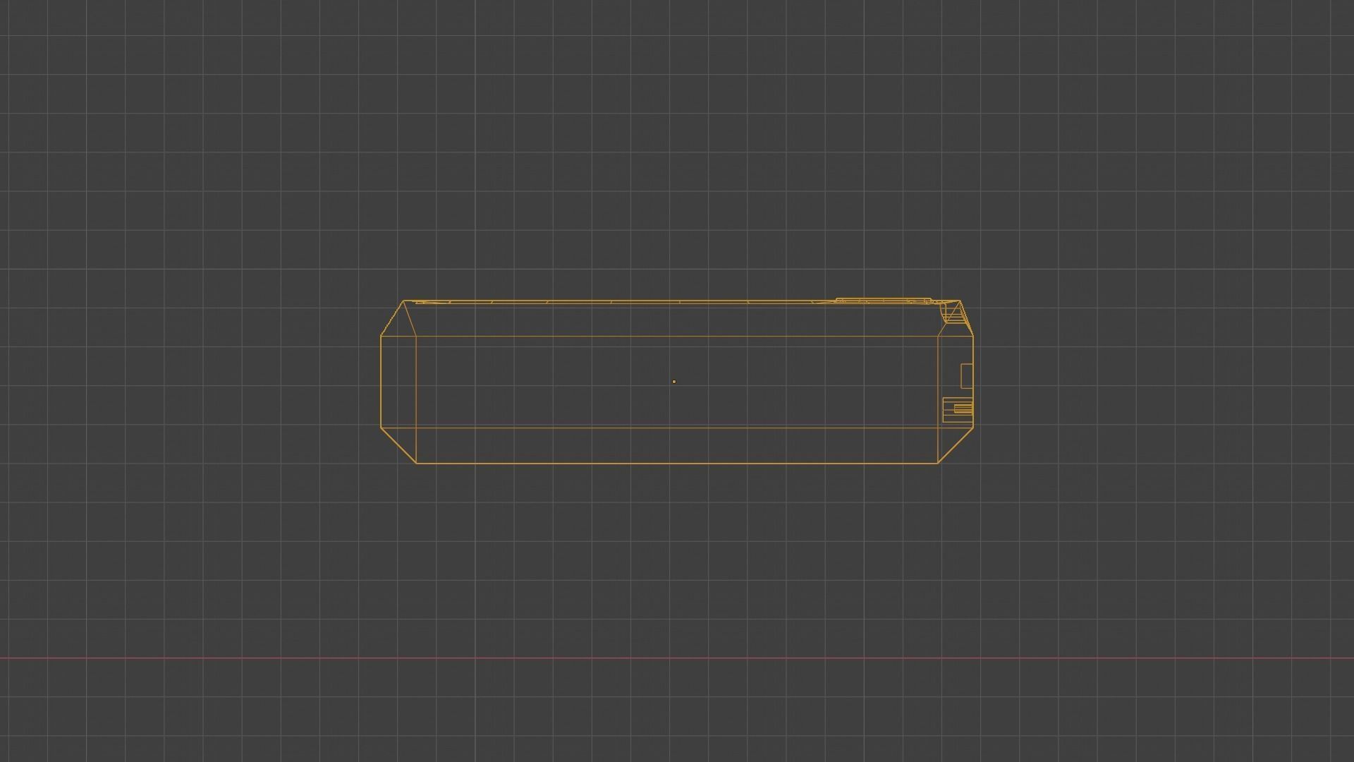 Game Console 90s Low-poly 3D model_42