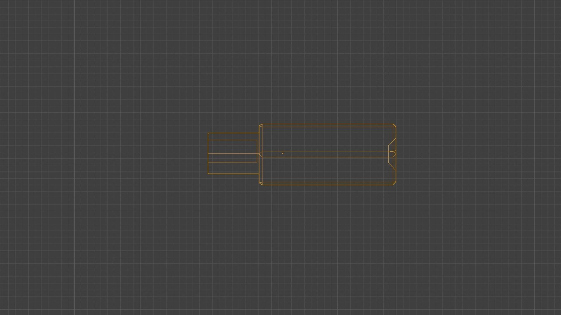 Game Console 90s Low-poly 3D model_16