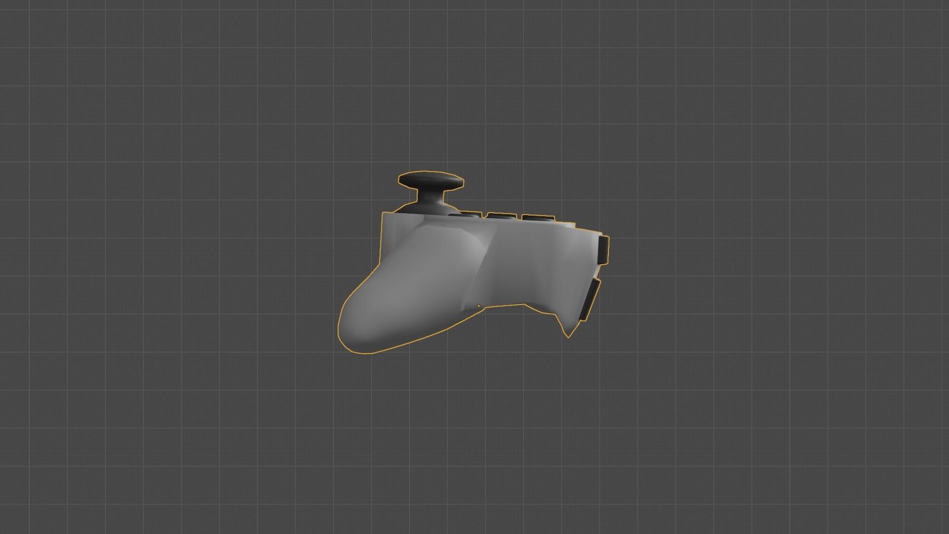 Game Console 90s Low-poly 3D model_35