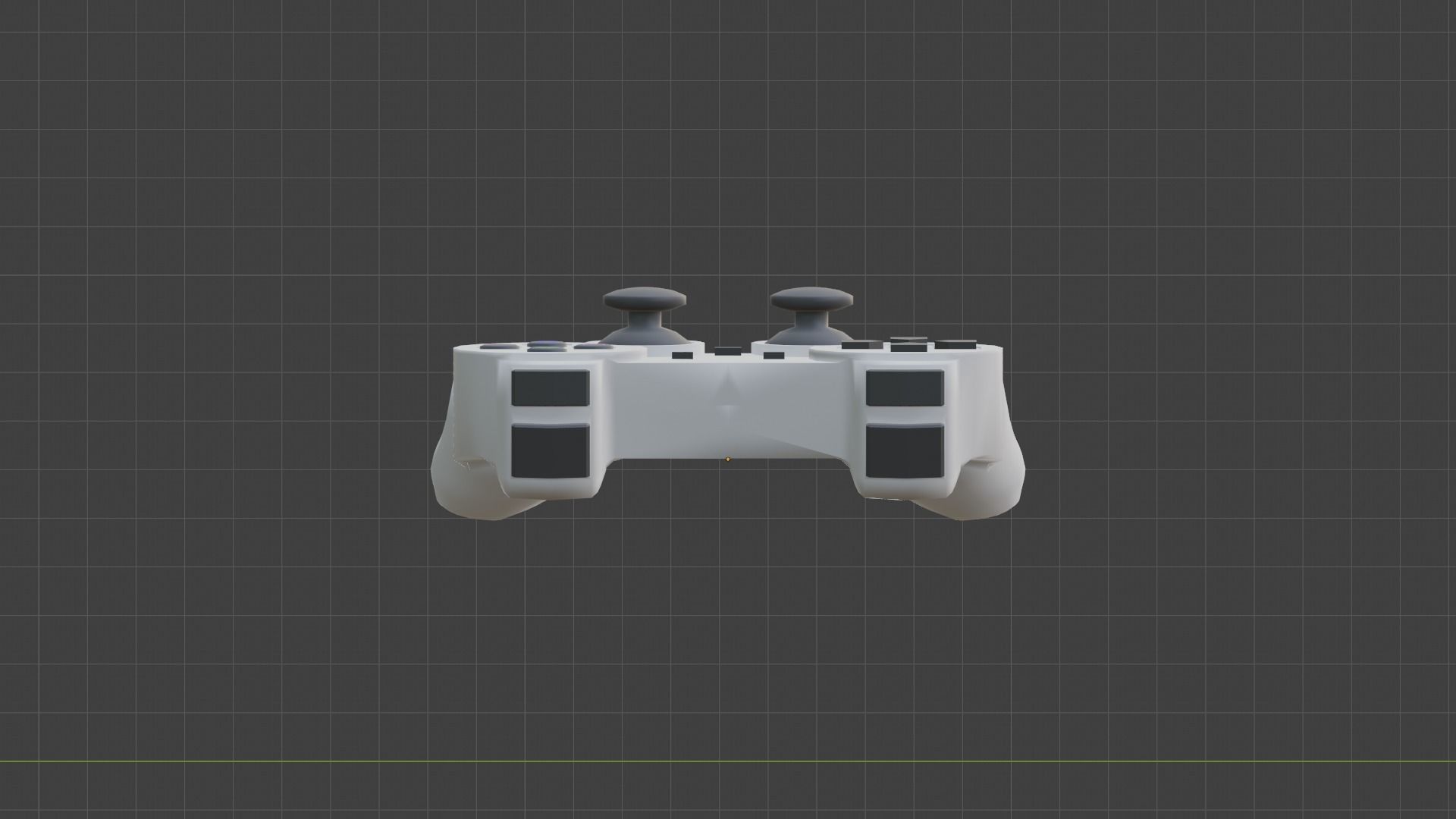 Game Console 90s Low-poly 3D model_19