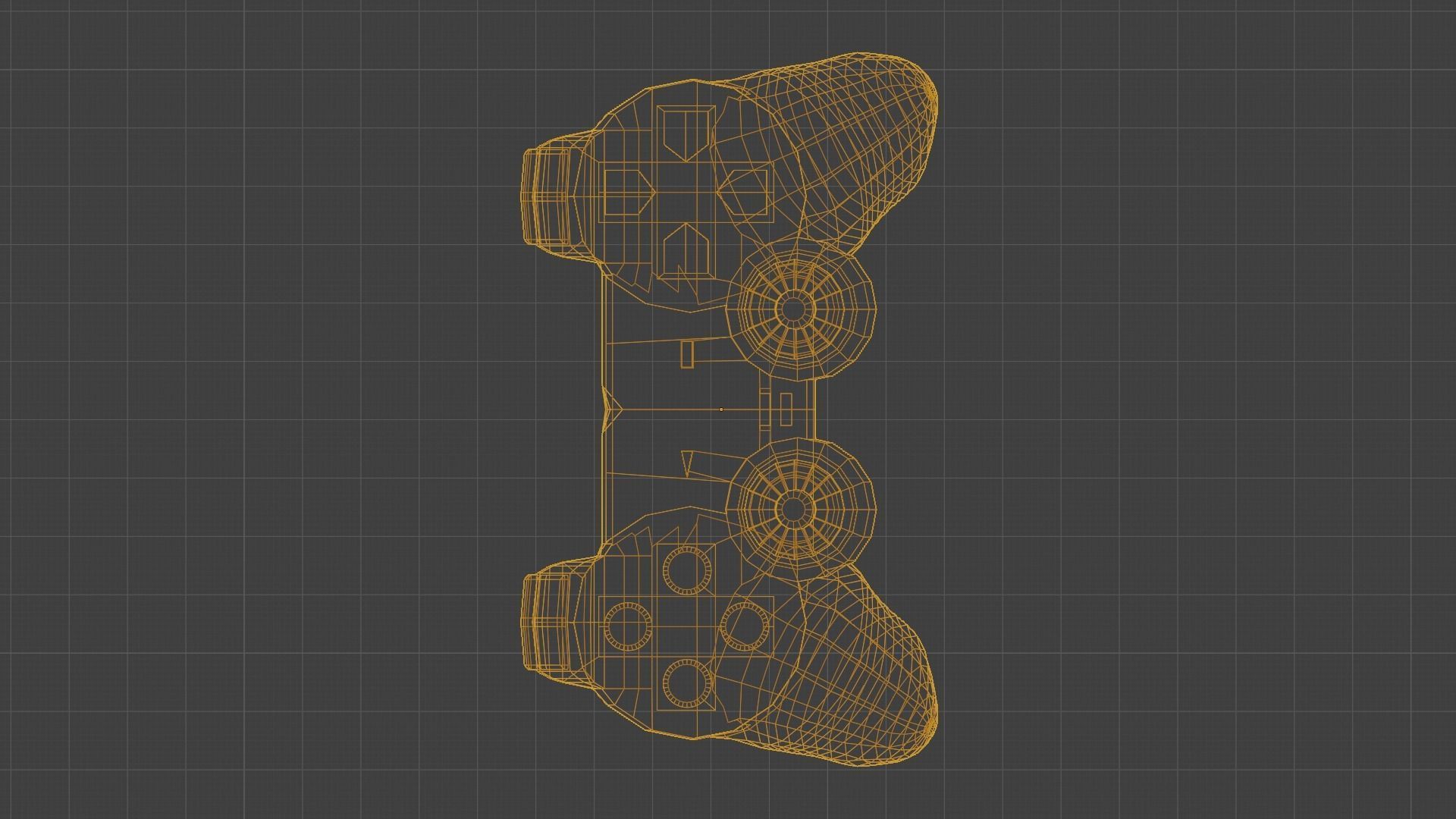 Game Console 90s Low-poly 3D model_25