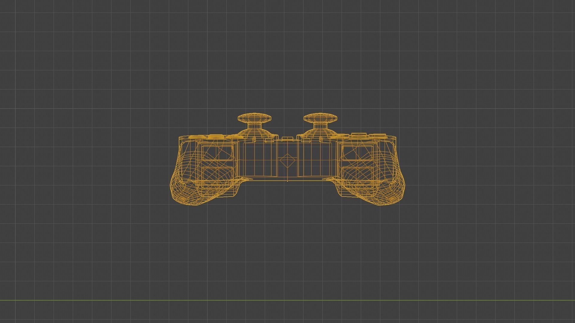 Game Console 90s Low-poly 3D model_21