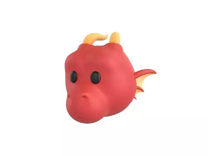 Prop188 Dragon Head 3D model