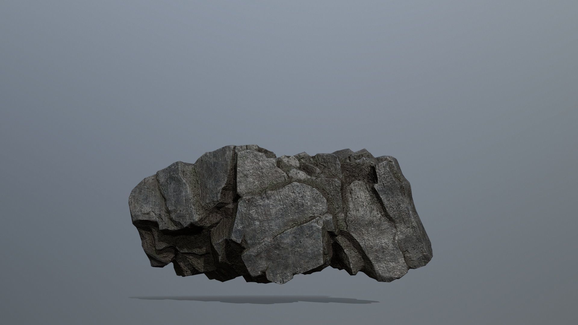 Rocks rock Low-poly 3D model_14