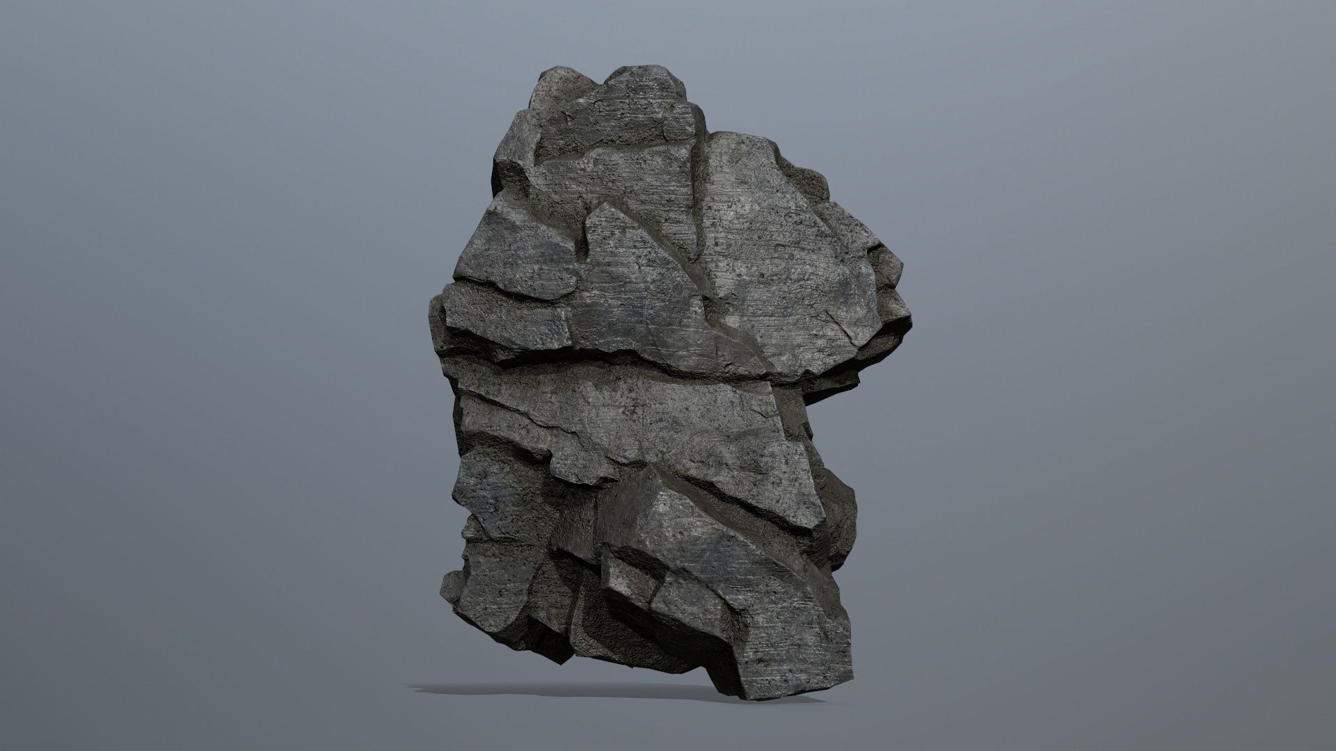 Rocks rock Low-poly 3D model_10