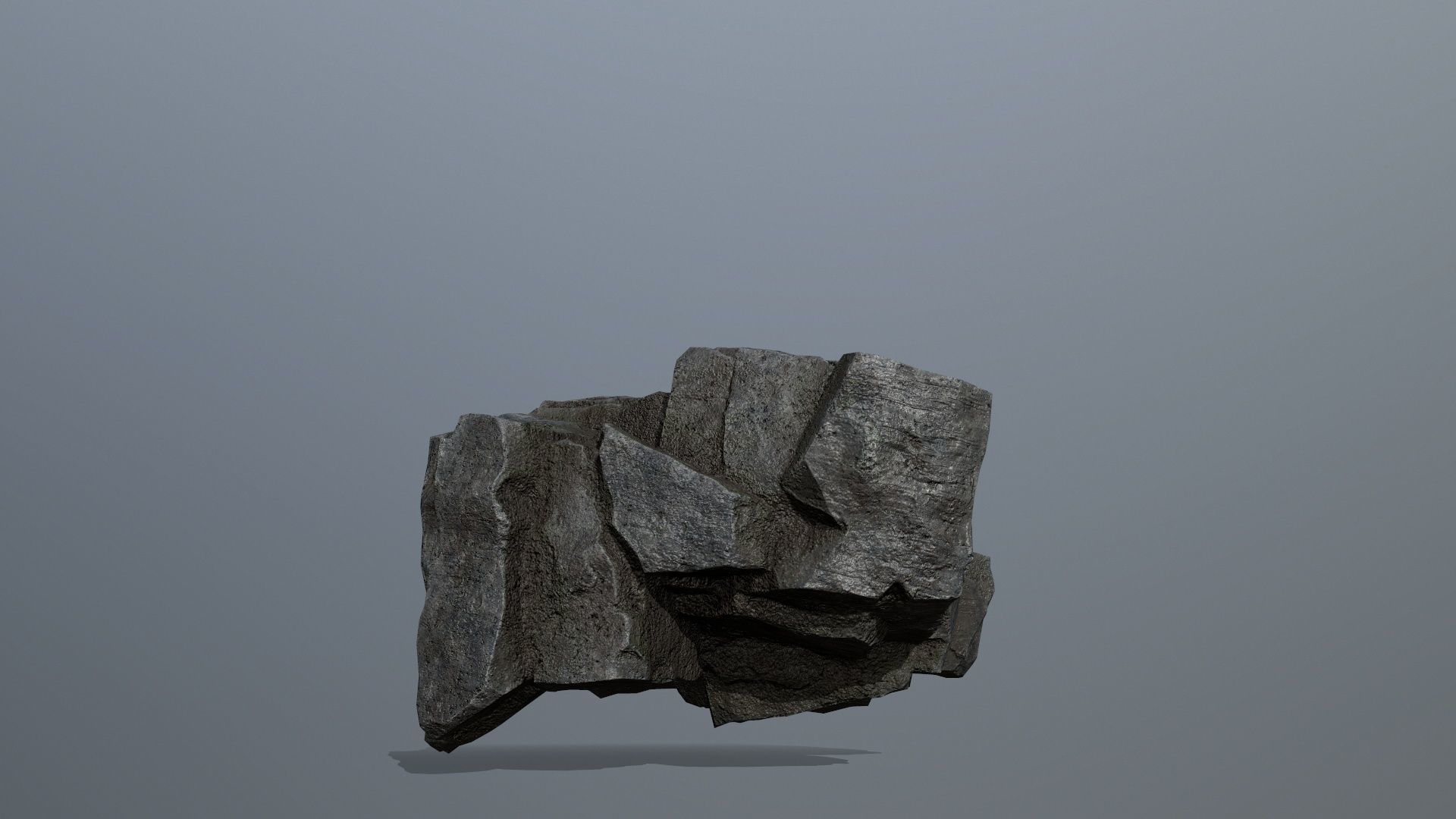Rocks rock Low-poly 3D model_11