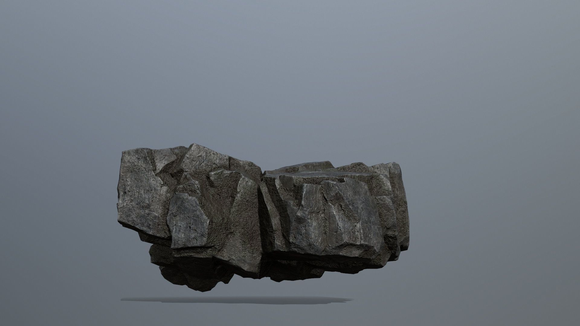 Rocks rock Low-poly 3D model_12
