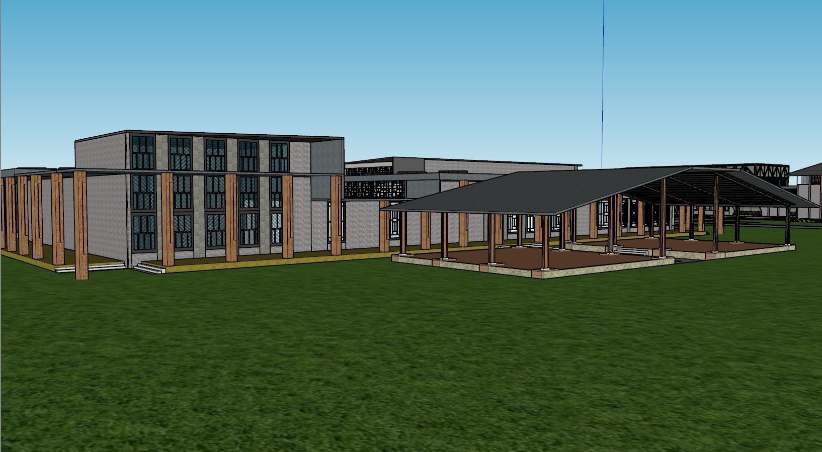 Sports Facilitation Center 3D model_14