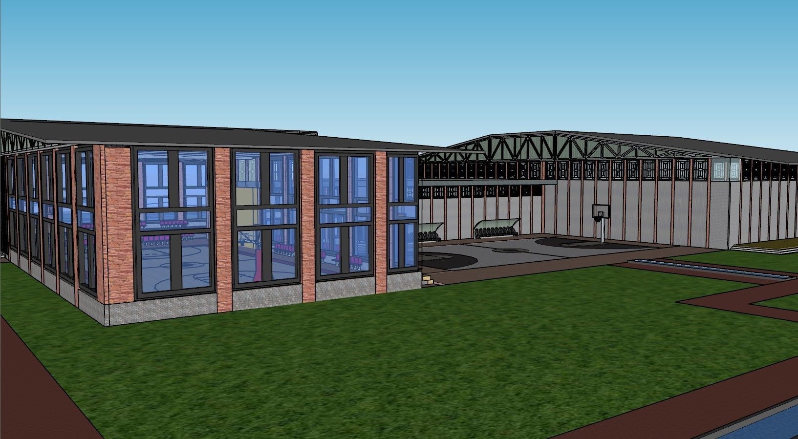 Sports Facilitation Center 3D model_19