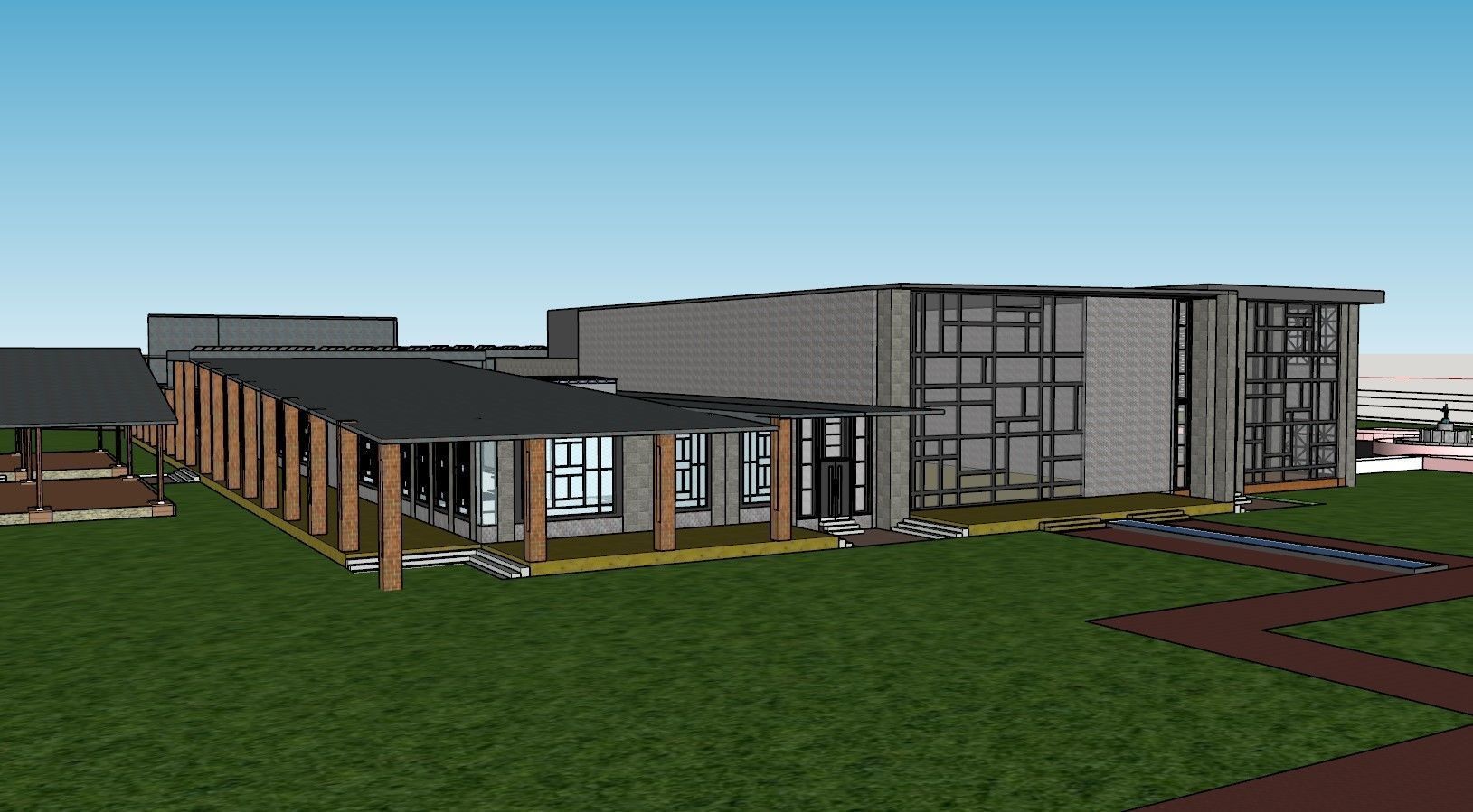 Sports Facilitation Center 3D model_16