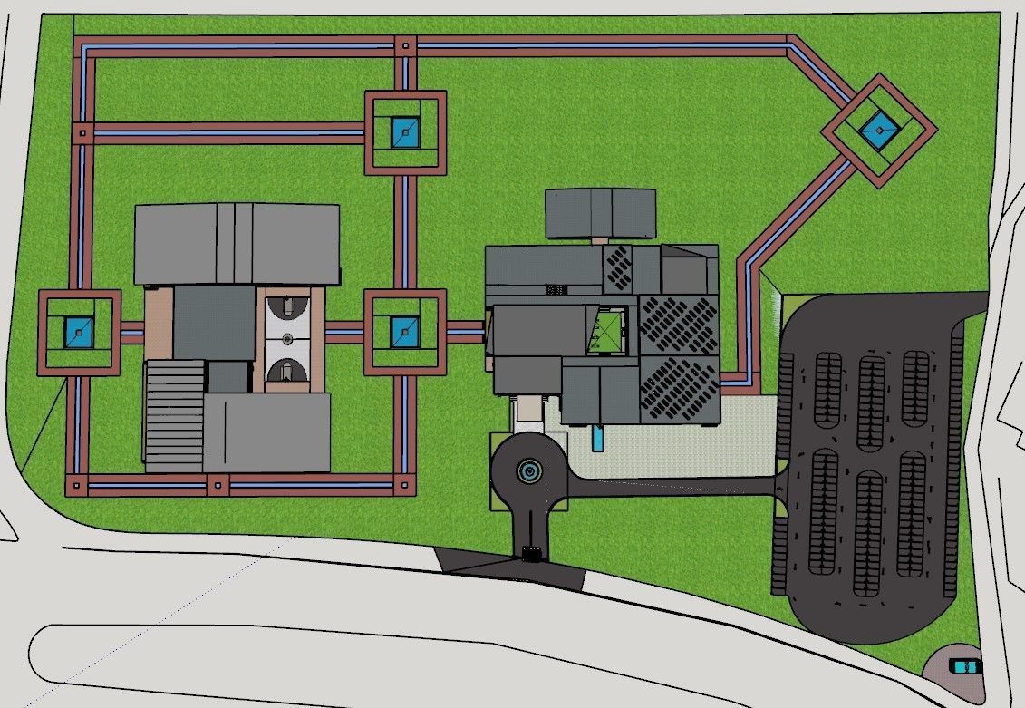 Sports Facilitation Center 3D model_1