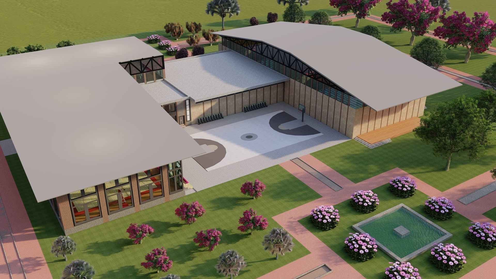 Sports Facilitation Center 3D model_31