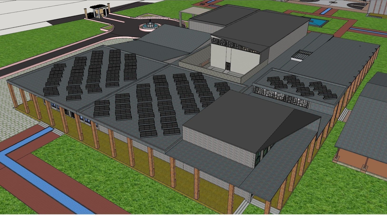 Sports Facilitation Center 3D model_30