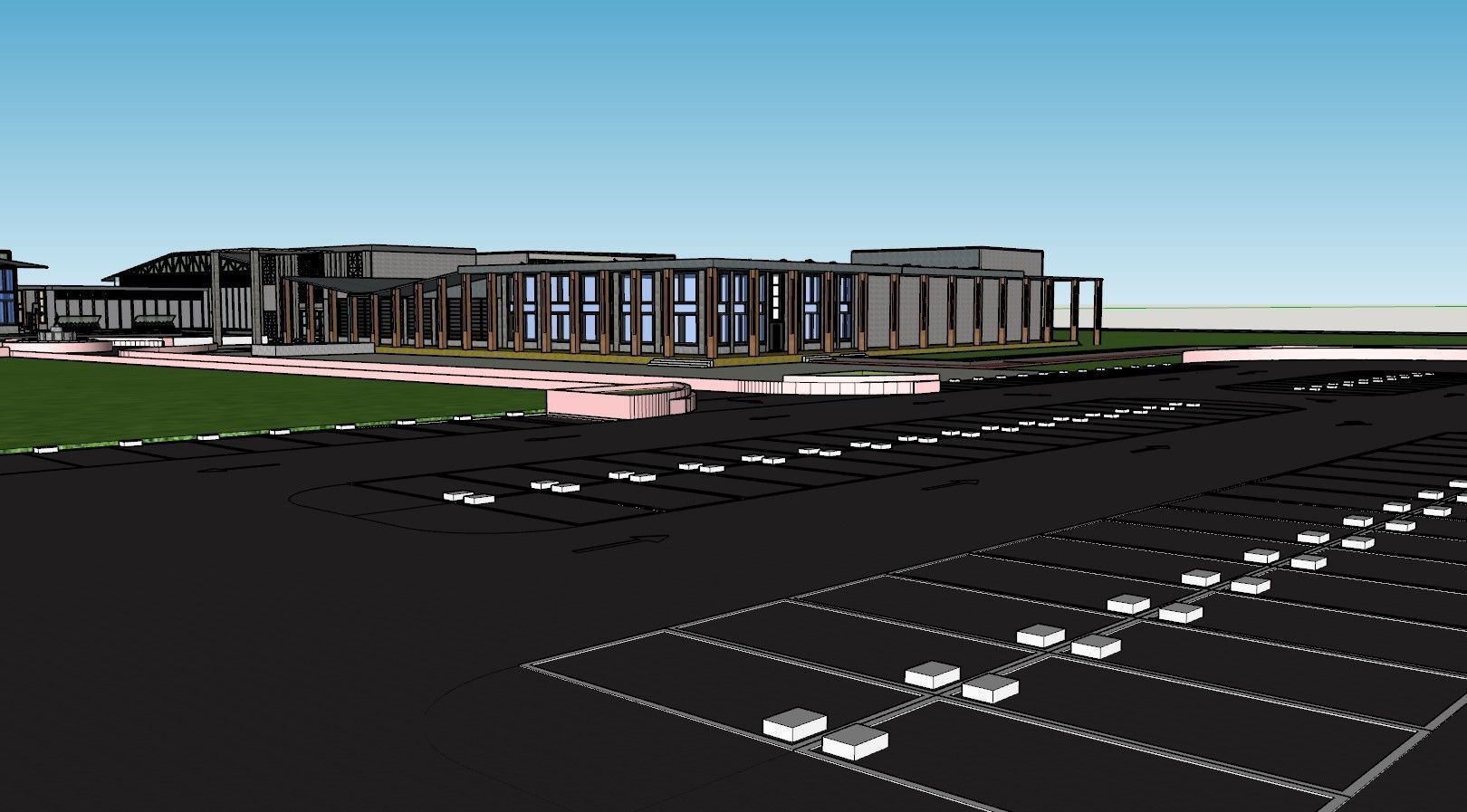 Sports Facilitation Center 3D model_9