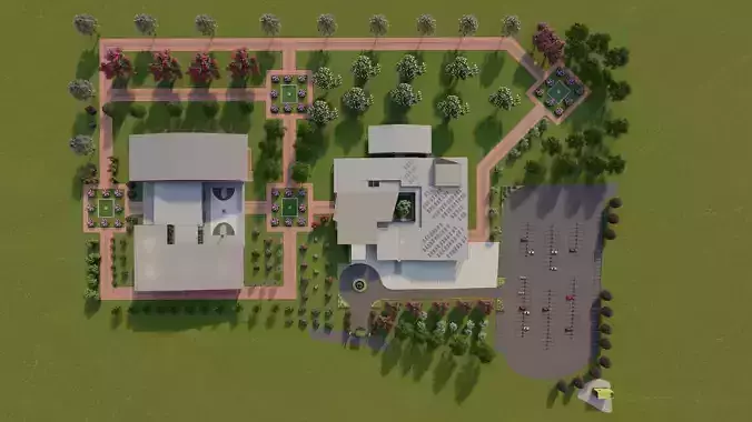 Sports Facilitation Center 3D model Sports Facilitation Center 3D model