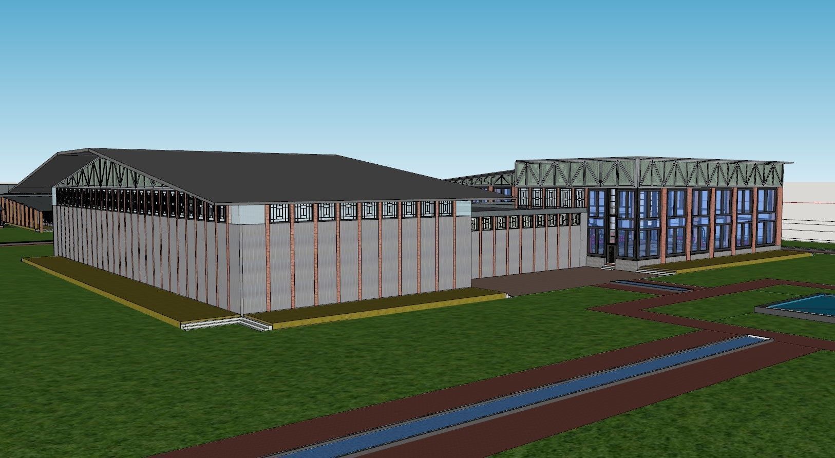 Sports Facilitation Center 3D model_28