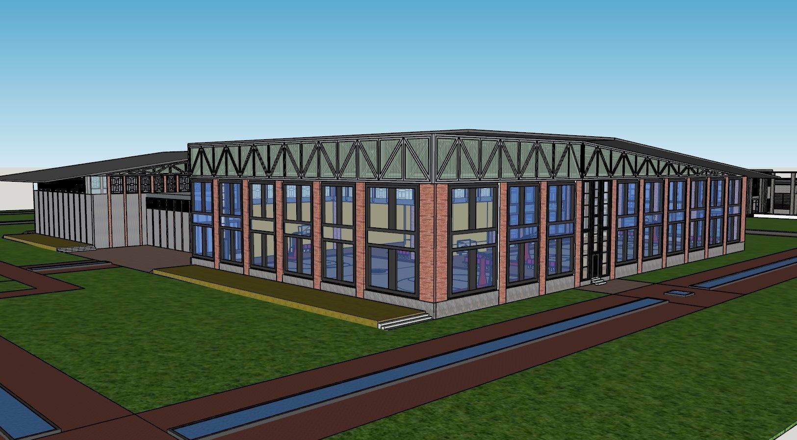Sports Facilitation Center 3D model_24