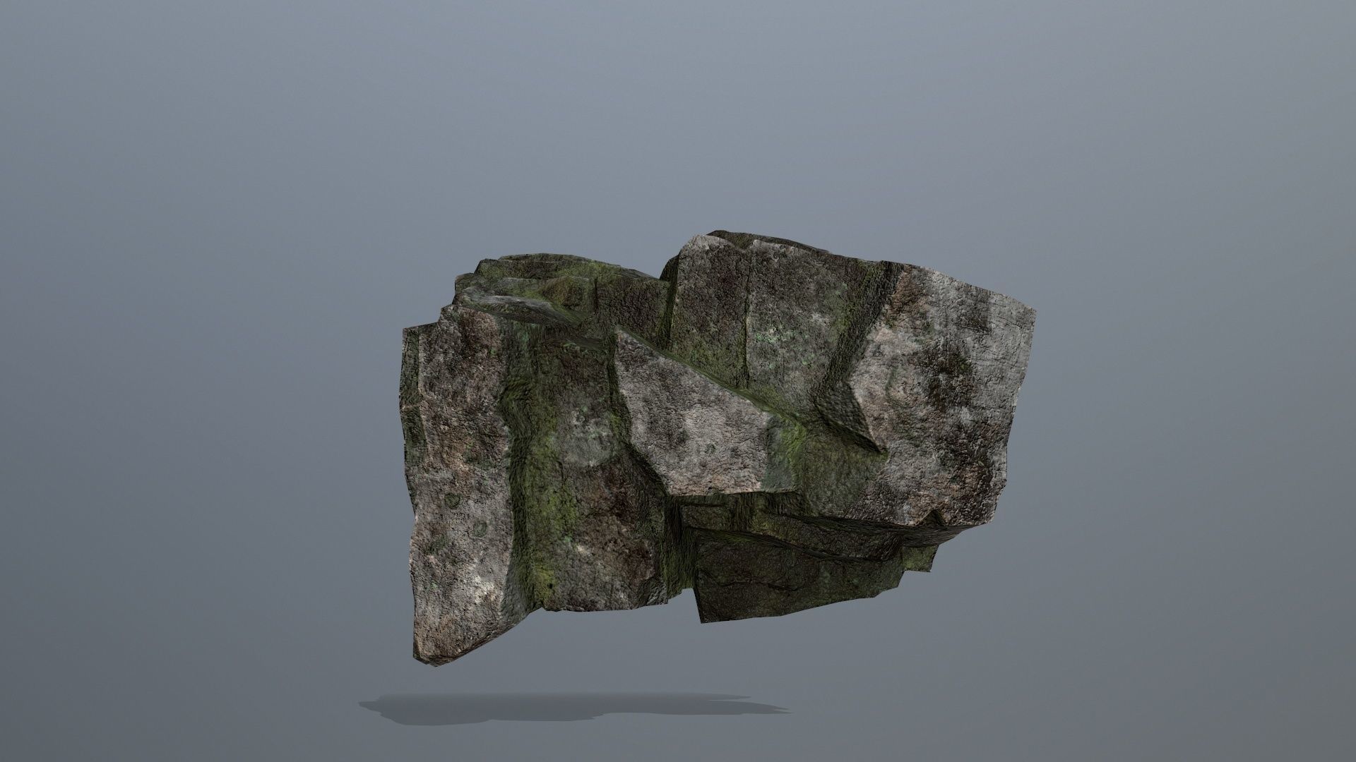 Rocks rock Low-poly 3D model_10