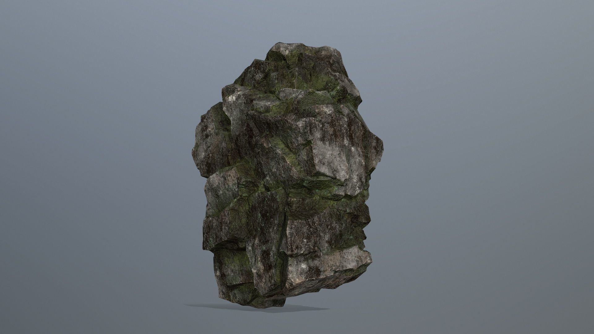 Rocks rock Low-poly 3D model_5