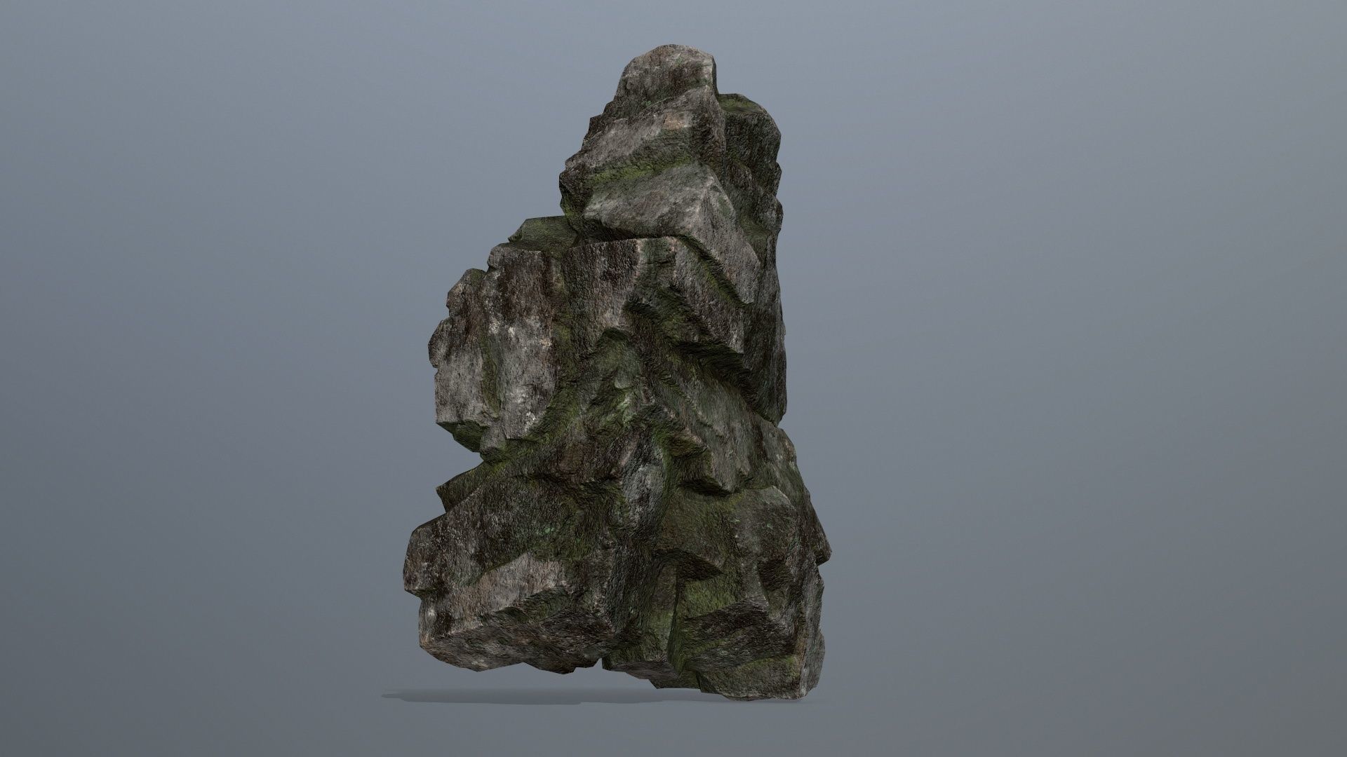 Rocks rock Low-poly 3D model_7