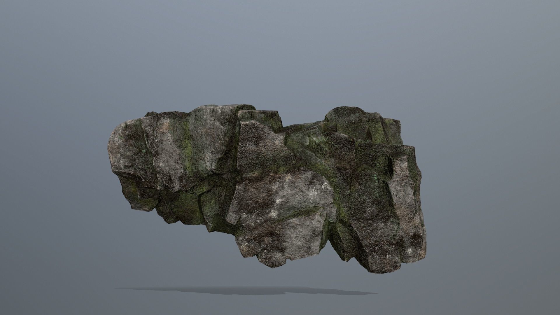 Rocks rock Low-poly 3D model_9