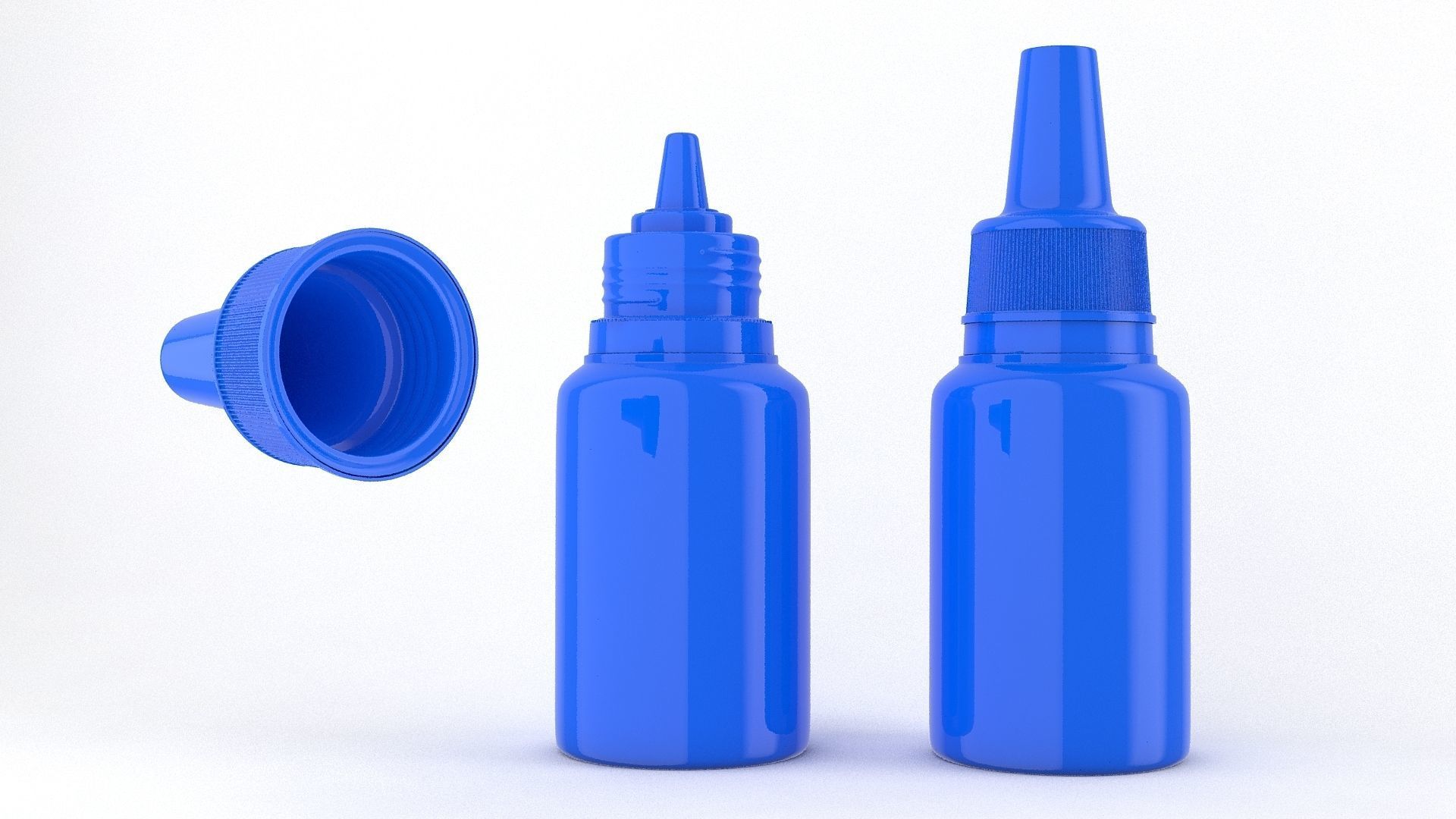 Dropper bottle 3D model_7