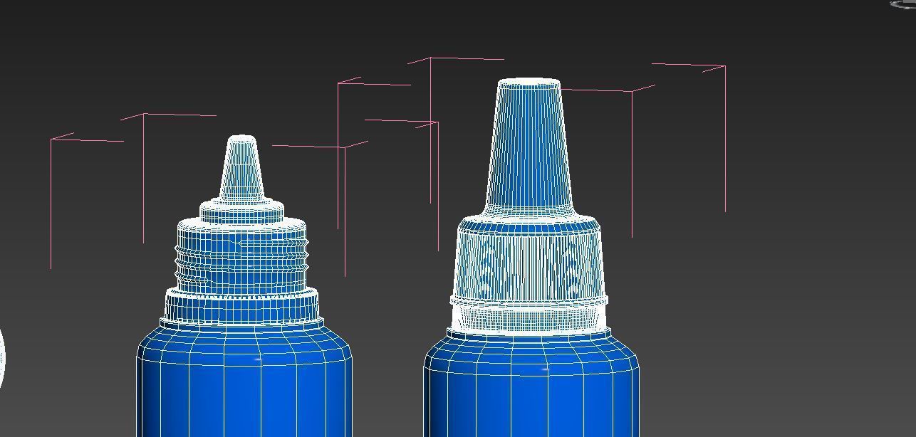 Dropper bottle 3D model_8