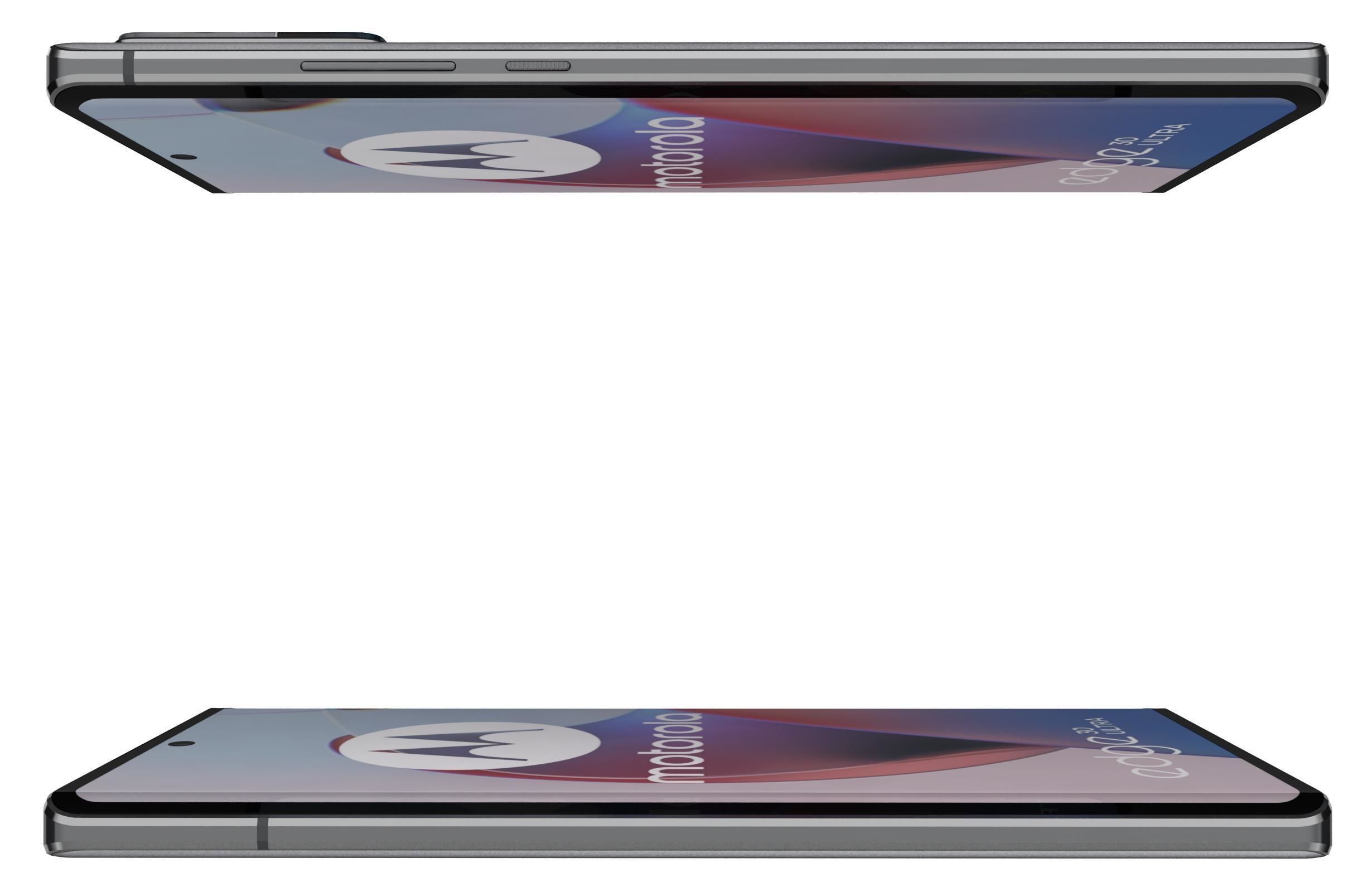 Motorola Edge 30 Ultra Black Low-poly 3D model_9