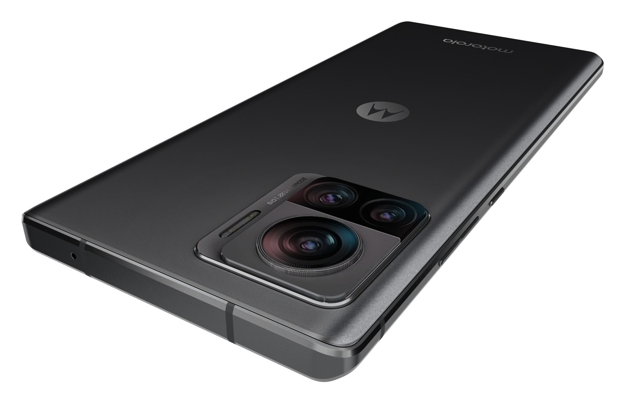 Motorola Edge 30 Ultra Black Low-poly 3D model_15