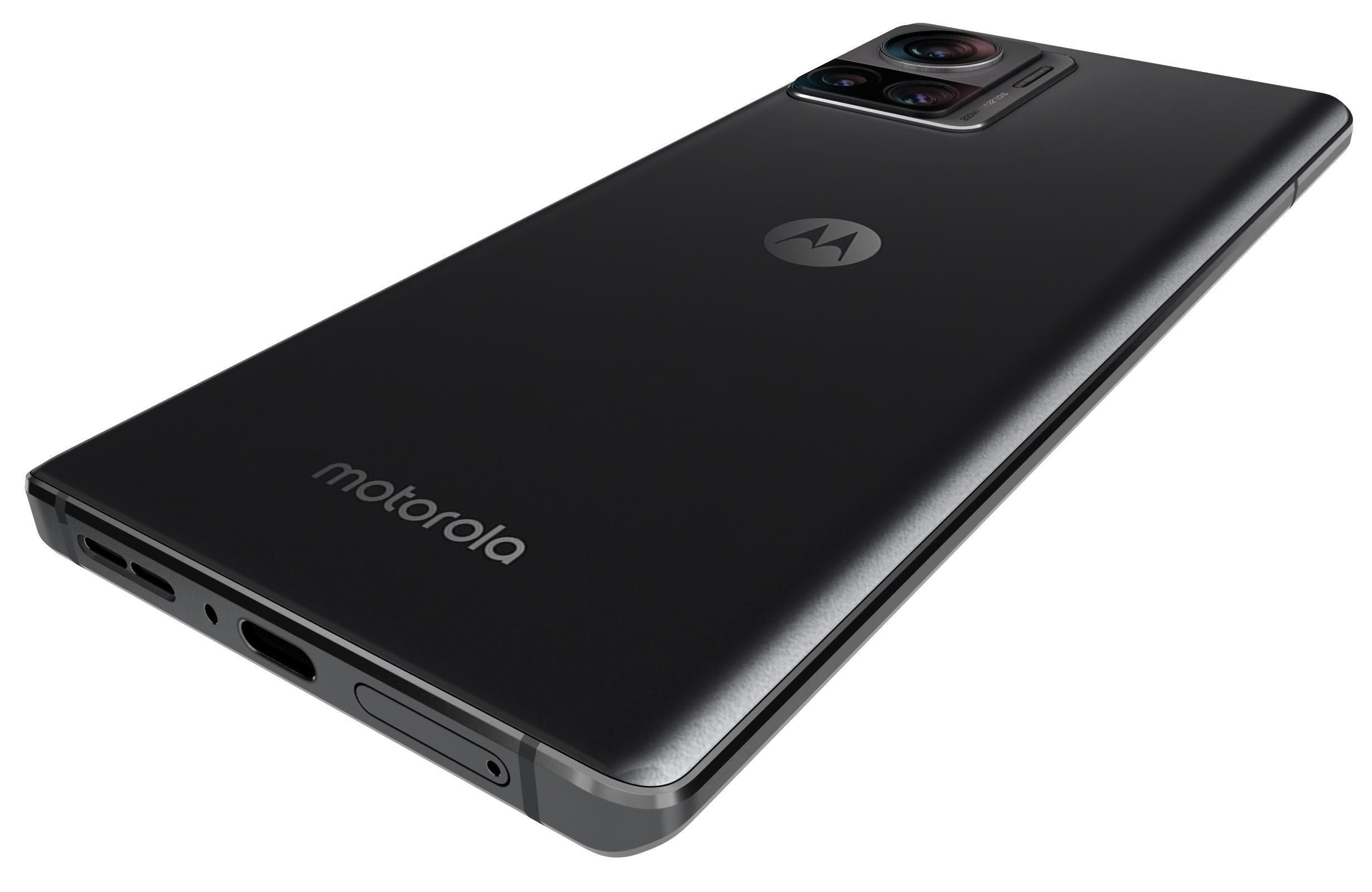 Motorola Edge 30 Ultra Black Low-poly 3D model_14