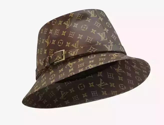 Bagatelle Hat Low-poly 3D model