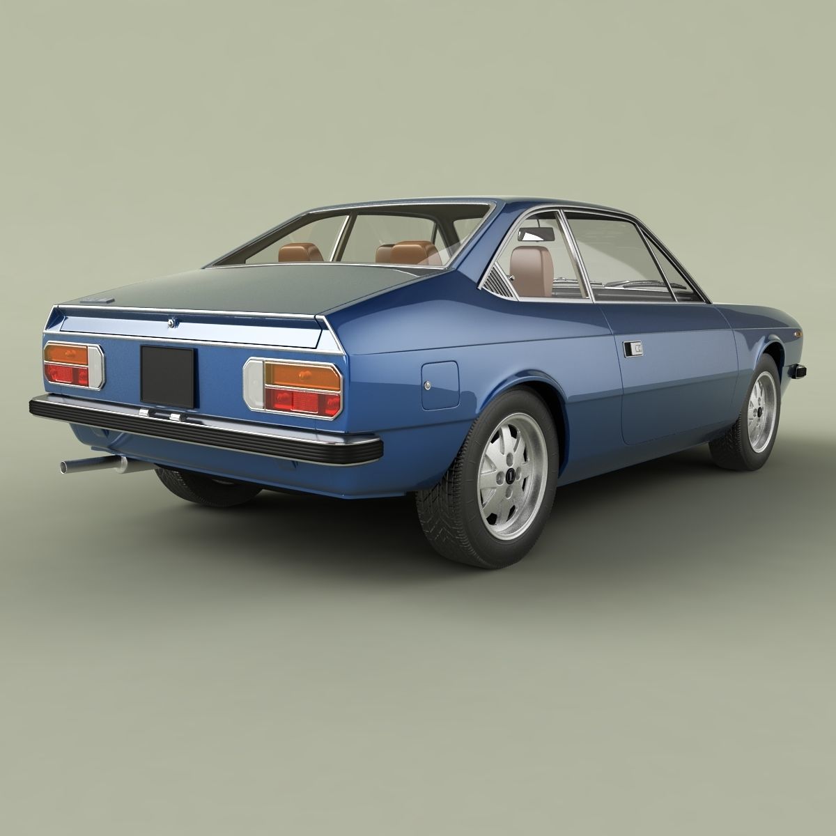 Lancia Beta Coupe 3D model | CGTrader